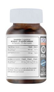 SEPE NATURAL Hayıt Tohumu 60 Kapsül x 580 mg Chaste Seed Bayanlara Özel