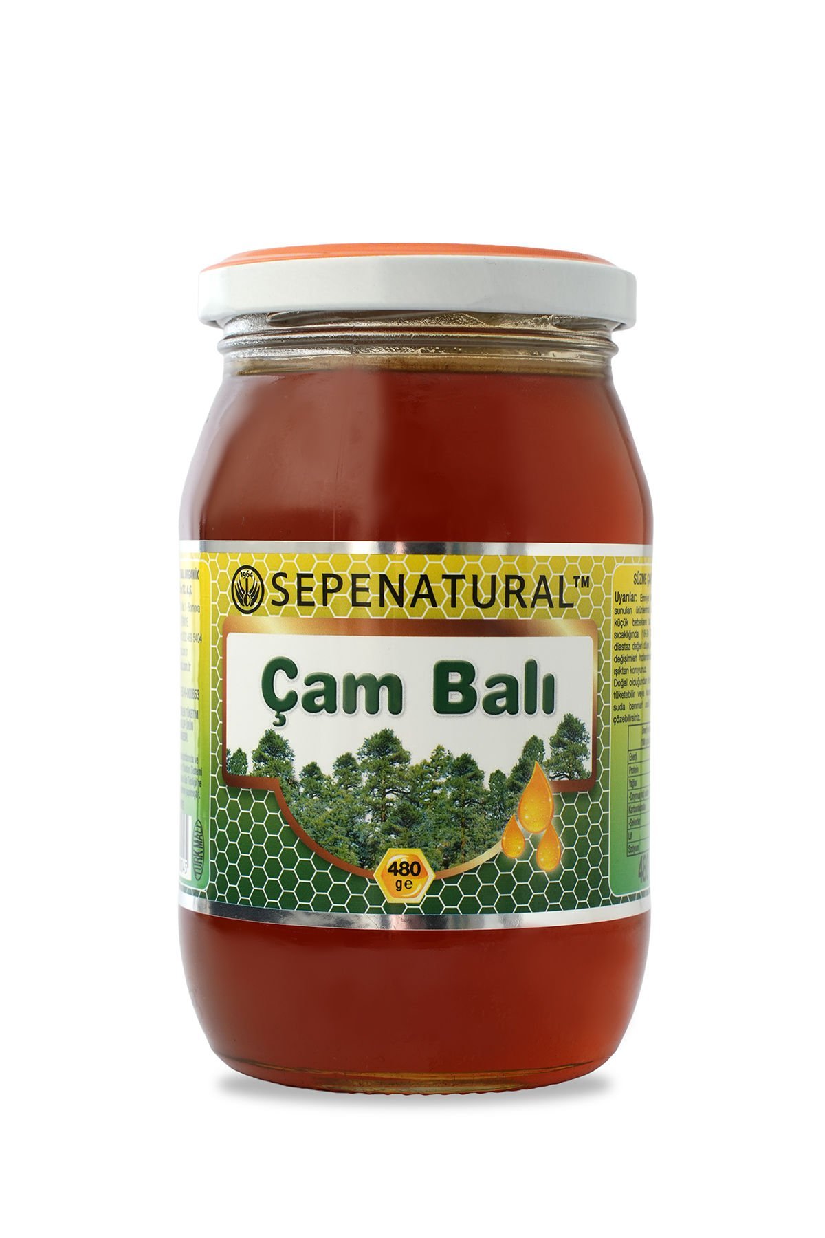 SEPE NATURAL Süzme Çam Balı 480 gr Saf, Katkısız, Prolin