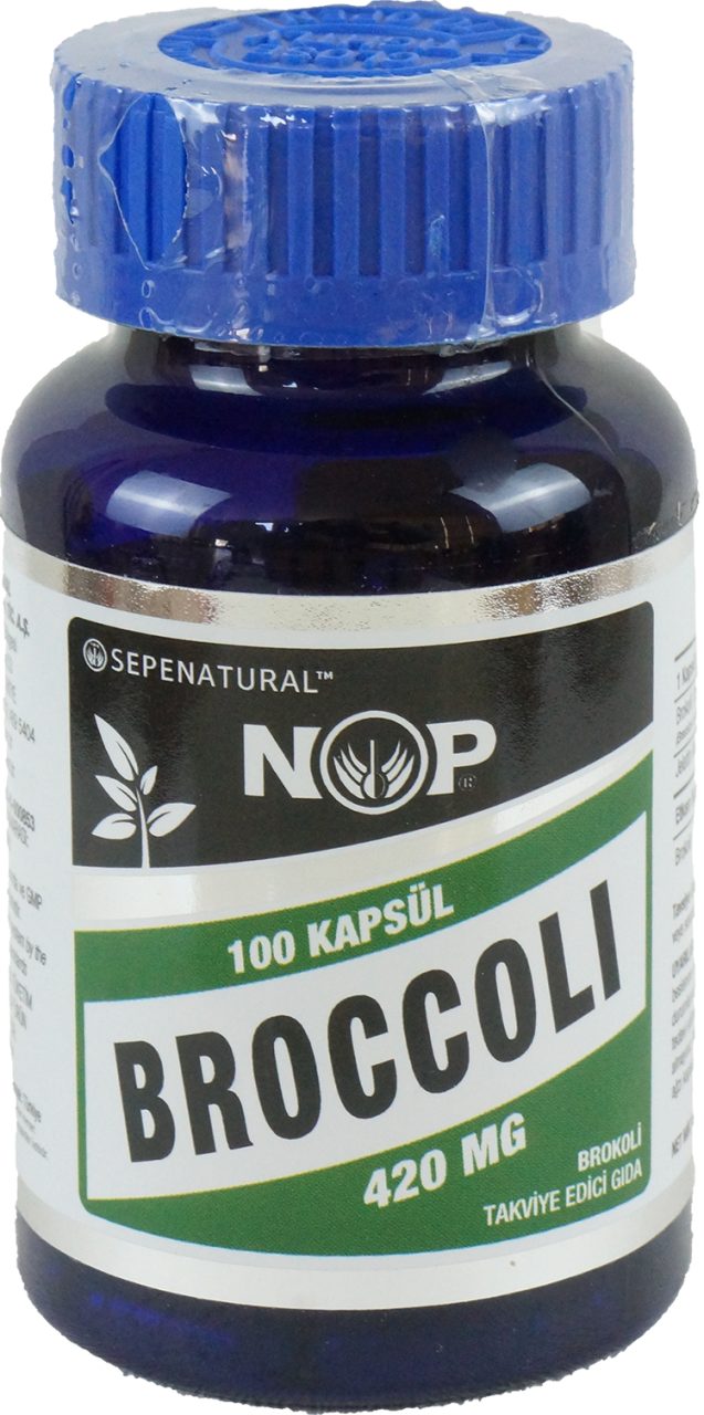 NOP Brokoli Takviye Edici Gıda 100 Kapsül Broccoli