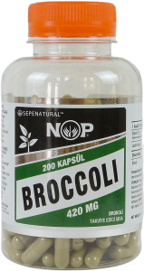 NOP Brokoli Takviye Edici Gıda 200 Kapsül Broccoli