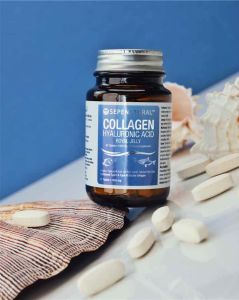 KOLAJEN ,HYALURONİK ASİT , ARI SÜTÜ İÇEREN TAKVİYE EDİCİ GIDA  (Tip 1 ve Tip 3 Komplex) 30 Tablet
