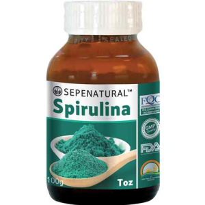 Toz Spirulina 100 gr Gıdaya Uygun Analizli Siprulina Yosun