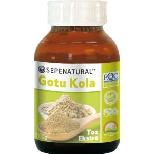 SEPE NATURAL Gotu Kola Extract Gotu Kola Ekstresi Toz 100 gr