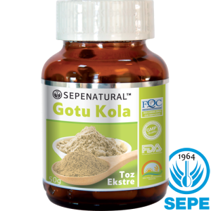 SEPE NATURAL Gotu Kola Extract Gotu Kola Ekstresi Toz 50 gr
