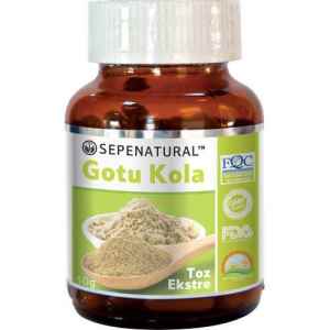 SEPE NATURAL Gotu Kola Extract Gotu Kola Ekstresi Toz 50 gr