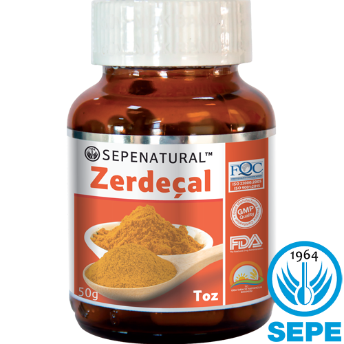 Zerdeçal Toz 50 gr Turmeric Öğütülmüş Zerdeçal Kök Toz Zerdeçal