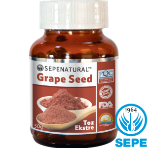 SEPE NATURAL Grape Seed Extract Üzüm Çekirdeği Ekstresi Toz 50 gr