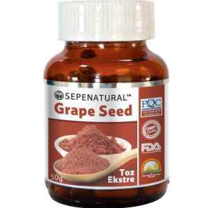SEPE NATURAL Grape Seed Extract Üzüm Çekirdeği Ekstresi Toz 50 gr