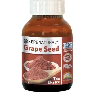 SEPE NATURAL Grape Seed Extract Üzüm Çekirdeği Ekstresi Toz 100 gr