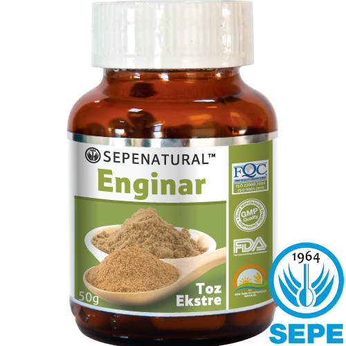 SEPE NATURAL Artichoke Extract Enginar Ekstresi Toz 50 gr