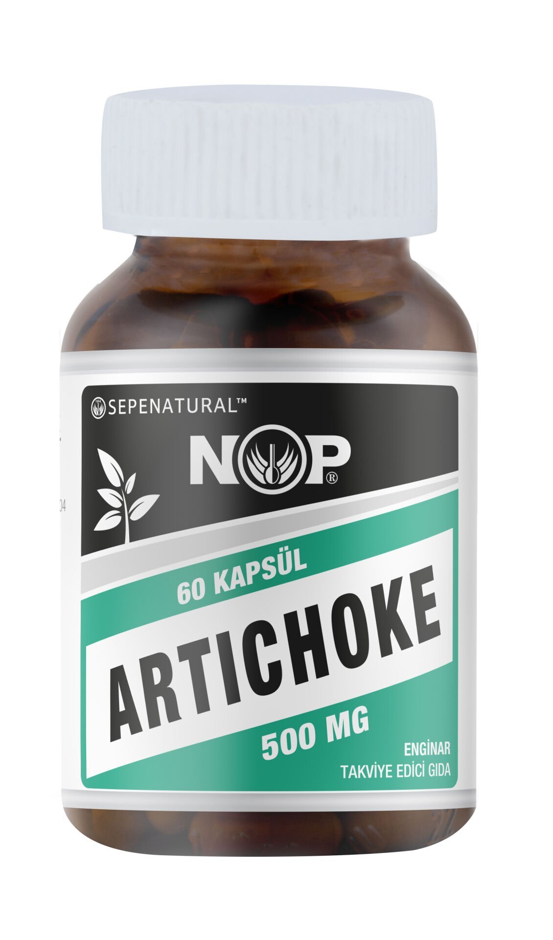 Enginar 60 Kapsül 500 mg Artichoke 60 Kapsül