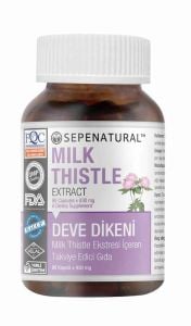SEPE NATURAL Artichoke Enginar, Milk Thistle Devedikeni Full Potency, Chitosan Kitosan Kapsül Set