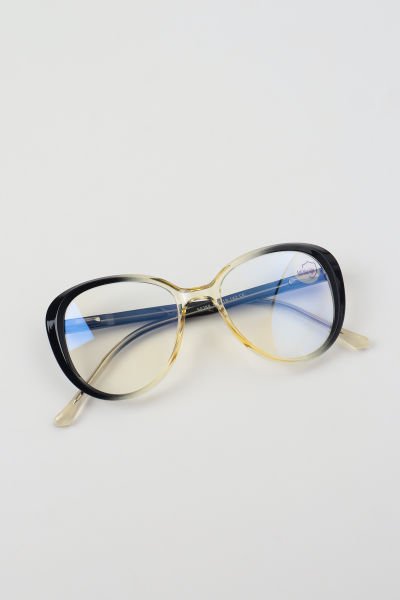 Jessica Mavi Işık Koruma Gözlüğü Siyah Sarı Çerçeve - Blue Block