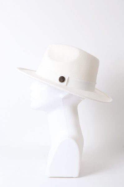 Beyaz Fötr Şapka