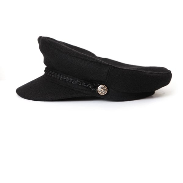 Kadın Kasket Şapka - Siyah