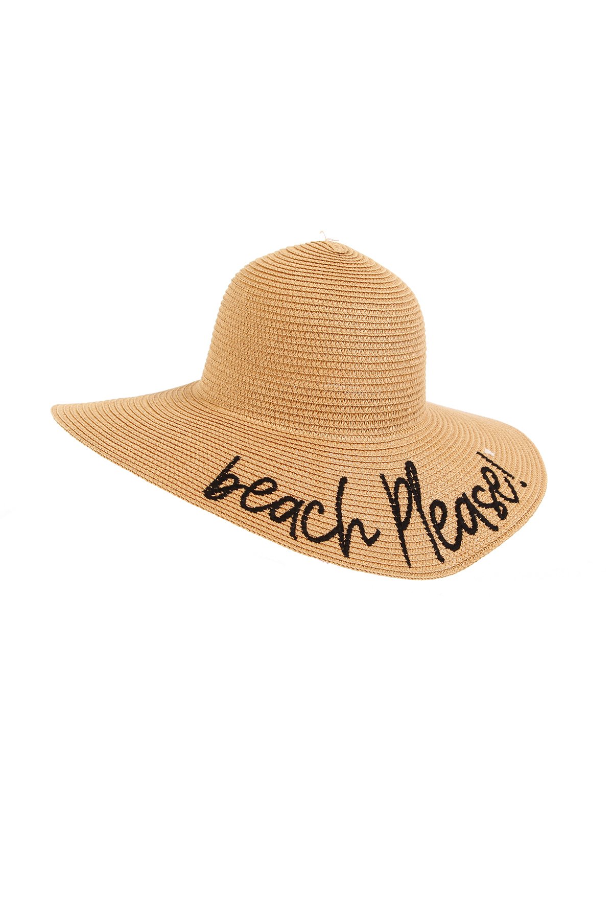 Beach Please Vizon Hasır Plaj Şapkası