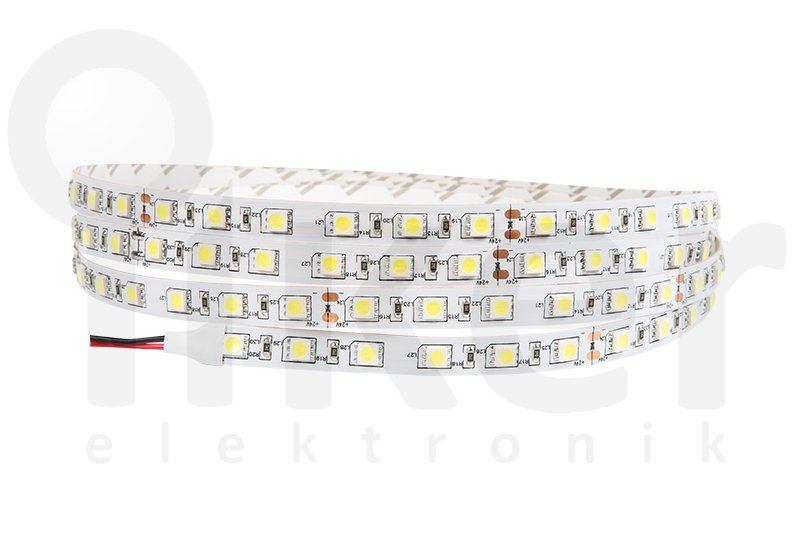 3000K ÜÇ ÇİP 60 LED ŞERİT LED 24V 14.4W