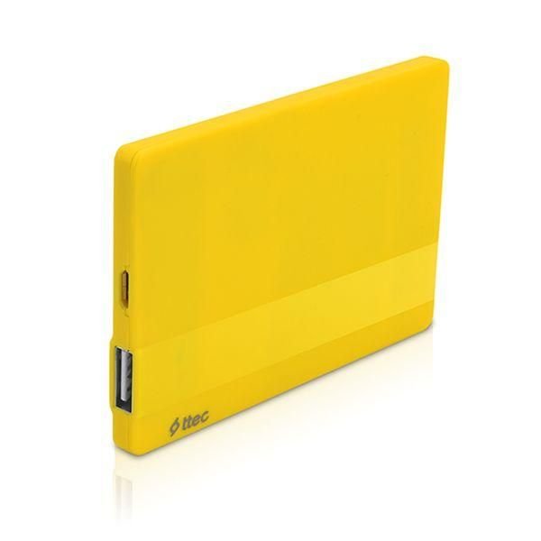 ttec PowerCard 2.500mAh Taşınabilir Şarj Aleti / Powerbank Sarı - 2BB113SR