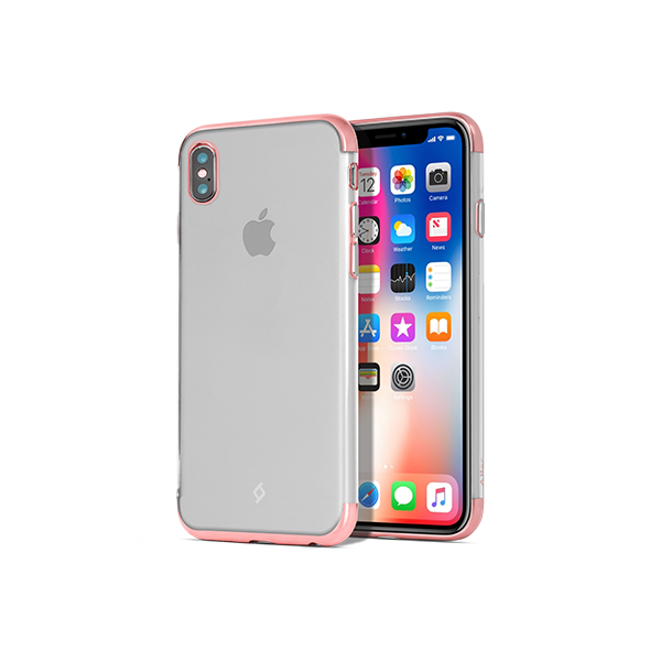 ttec ChromeClear Koruma Kılıfı iPh. X Roze Altın - 2PNS139RA