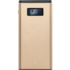 ttec AlumiSlim LCD QC 3.0 10.000mAh Taşınabilir Şarj Aleti / Powerbank Altın - 2BB145A