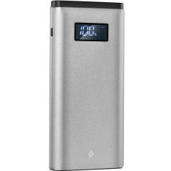 ttec AlumiSlim LCD QC 3.0 10.000mAh Taşınabilir Şarj Aleti / Powerbank Uzay Grisi - 2BB145UG
