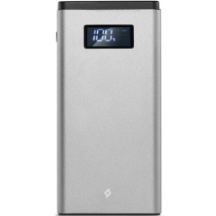ttec AlumiSlim LCD QC 3.0 10.000mAh Taşınabilir Şarj Aleti / Powerbank Uzay Grisi - 2BB145UG