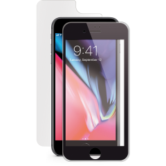 ttec AirGlass EdgeSport Cam Ekran Koruyucu iPh. 8/7 , Ön-Arka Siyah - 2ESP01S
