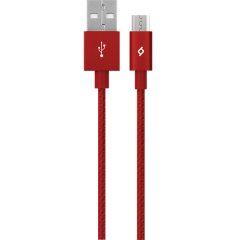ttec AlumiCable Micro USB Şarj Kablosu Kırmızı - 2DK11K