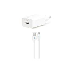 ttec SpeedCharger Seyahat Şarj Aleti 2.1A Type C Kablolu Beyaz - 2SCS01C