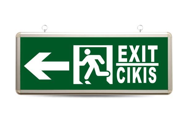 Led Exit Çıkış Tabelası (Sol)