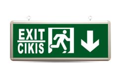 Led Exit Çıkış Tabelası (Aşağı)
