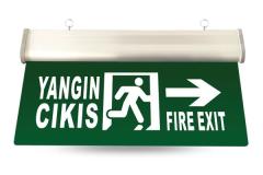 Led Exit Çıkış Tabelası (Akrilik,Sağ)