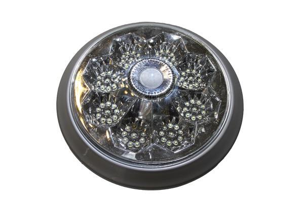 Sensörlü Led Papatya Led Armatür 12W (Krom,Bataryalı)