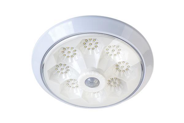 Sensörlü Led Papatya Led Armatür 12W (Beyaz,Bataryasız)