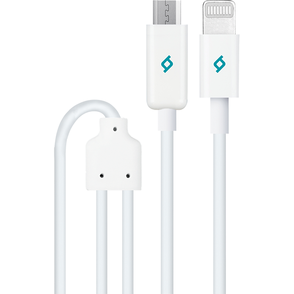 ttec Duo Şarj Kablosu Lightning,Micro USB  - 2DK14