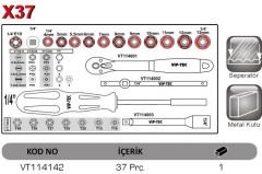 1/4'' LOKMA ve BITS TAKIMI VT114142