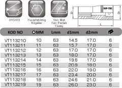 3/8'' 6 KÖŞE DERİN LOKMA ANAHTAR VT113217