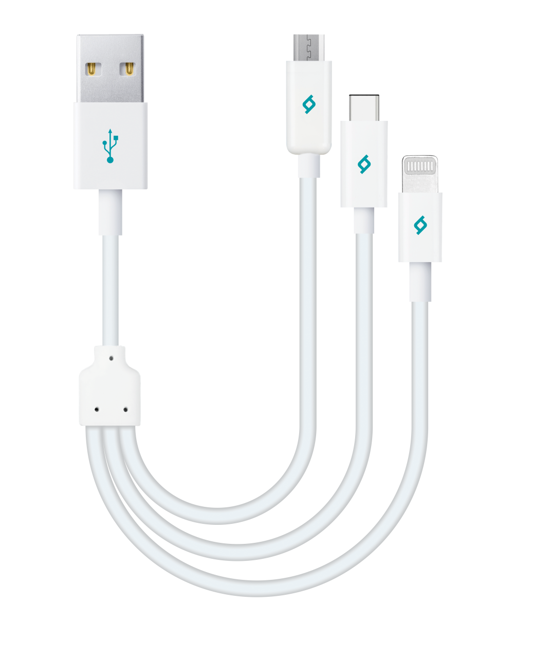 ttec Trio Şarj Kablosu Type-C,Lightning,Micro USB  - 2DK7521