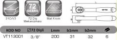 3/8'' PROFESYONEL CIRCIR KOLU VT113001