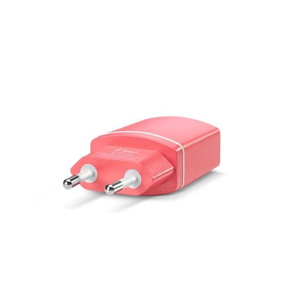 ttec Compact Seyahat Şarj Aleti Lightning Kablolu 1000mA Pembe  - 2SCC2001P