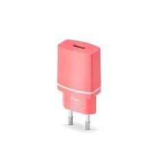 ttec Compact Seyahat Şarj Aleti Lightning Kablolu 1000mA Pembe  - 2SCC2001P