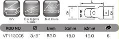 3/8'' ÜNİVERSAL MAFSAL VT113006