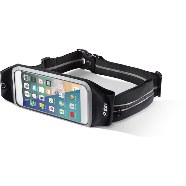 ttec EasyFit Belt XL Telefon Cepli Spor Bel Çantası Siyah - 2PNS123SB