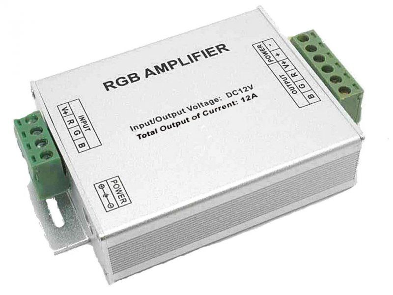 RGB Led Kontrol Ünitesi 120W (12A Amplifier)