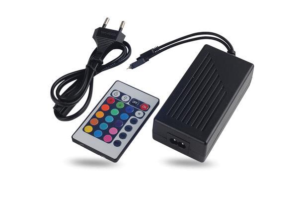 220V RGB Led Kontrol Ünitesi 144W (12A)