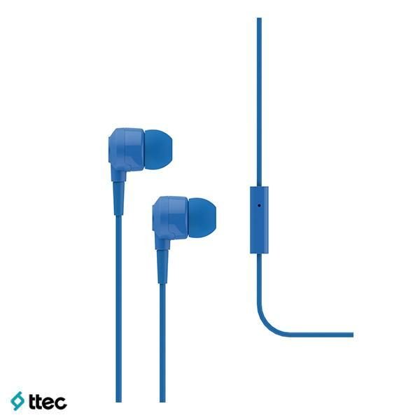 ttec Mikro Mikrofonlu Kulaklık Joy (MKRN) 3,5 mm Standart Jack(Mavi) - 2KMM1005