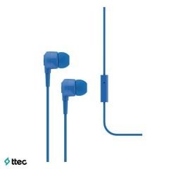 ttec Mikro Mikrofonlu Kulaklık Joy (MKRN) 3,5 mm Standart Jack(Mavi) - 2KMM1005