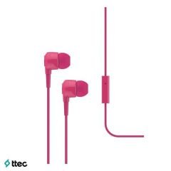 ttec Mikro Mikrofonlu Kulaklık Joy (MKRN) 3,5 mm Standart Jack(Pembe) - 2KMM1006