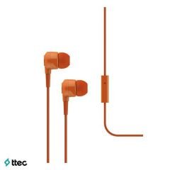 ttec Mikro Mikrofonlu Kulaklık Joy (MKRN) 3,5 mm Standart Jack(Turuncu) - 2KMM1008
