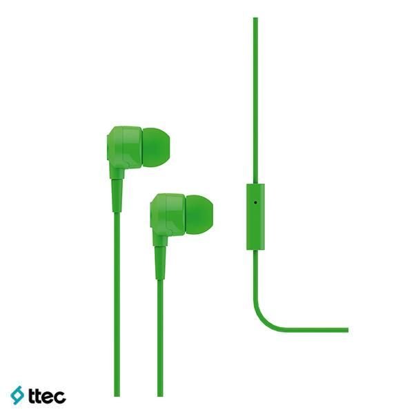 ttec Mikro Mikrofonlu Kulaklık Joy (MKRN) 3,5 mm Standart Jack(Yeşil) - 2KMM1009